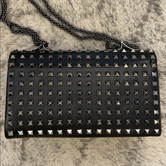 Valentino Va Va Voom rockstud noir black clutch - Picture 4 of 13